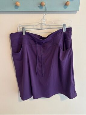 NEW Gradual Purple Athletic Skort with Pockets size 2xl